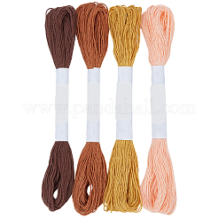 4 Skeins 4 Colors 6-Ply Cotton Embroidery Floss&nbsp;EMBR-WH20001-003A