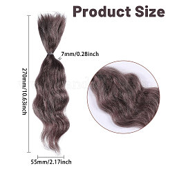 Artificial Wool Doll Wig Hair&nbsp;AJEW-WH0609-186A