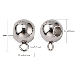 Tarnish Resistant 304 Stainless Steel Tube Bails&nbsp;STAS-G130-26P