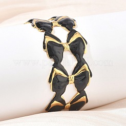 304 Stainless Steel Enamel Cuff Bangles for Women&nbsp;SA-CBAFD7D-04G