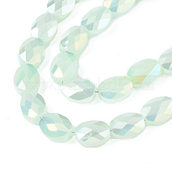 Electroplate Glass Beads Strands&nbsp;EGLA-S194-11A-B04