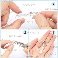 300Pcs 2 Colors Iron Triangle Linking Ring&nbsp;IFIN-SP0001-14