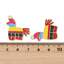 Cinco De Mayo Theme Alloy Enamel Pendants&nbsp;ENAM-V001-05E-G