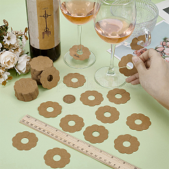 Paper Wine Glass Charms&nbsp;DIY-WH0060-46A-02