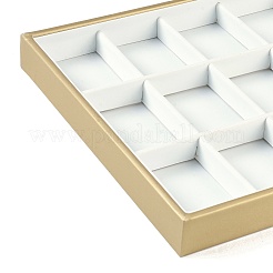 18 Grids Imitation Leather Jewelry Trays&nbsp;CON-G023-02B