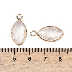 Natural Quartz Crystal Faceted Pendants&nbsp;G-G193-01G-07