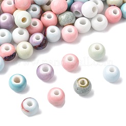 68Pcs 9 Colors Handmade Porcelain Beads&nbsp;PORC-FS0001-23C