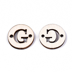 Unfinished Natural Poplar Wood Links Connectors&nbsp;WOOD-S045-140A-01G
