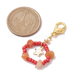 Glass Pendant Decorations&nbsp;HJEW-MZ00050