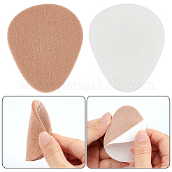 48Pcs 2 Colors Teardrop Self-adhesive Felt Shoe Sole Grips&nbsp;DIY-WR0005-17