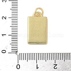 Brass Enamel Pendants&nbsp;KK-C110-37G-02