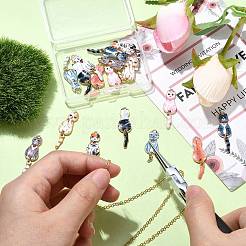 18Pcs 9 Colors Alloy Pendants&nbsp;FIND-CJ0002-11