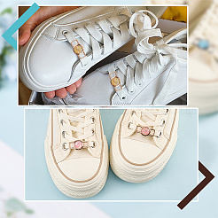 Alloy & Resin Shoelace Charms&nbsp;FIND-CP0002-94E