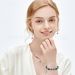 80Pcs 2 Colors Brass Bead Frames&nbsp;KK-PH0002-60