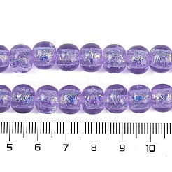 Handmade Foil Lampwork Beads Strands&nbsp;FOIL-K003-04