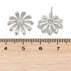 Brass Stud Earring Findings&nbsp;LS-KK-Z099-05P-01