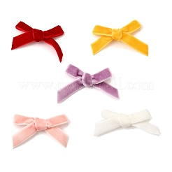 20Pcs 5 Colors Velvet Bowknot Costume Accessories&nbsp;DIY-FP0001-66