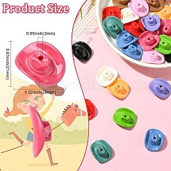 36Pcs 12 Colors Opaque Acrylic Beads&nbsp;SACR-CJ0001-84