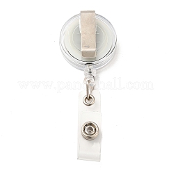 Plastic Retractable Badge Reel&nbsp;X-HJEW-H012-3