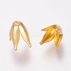 4-Petal Iron Flower Bead Caps&nbsp;KK-O016-11