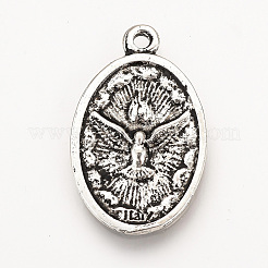 Tibetan Style Alloy Pendants&nbsp;TIBE-Q078-06AS-RS