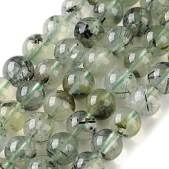 Natural Prehnite Beads Strands&nbsp;G-G474-A01-8mm