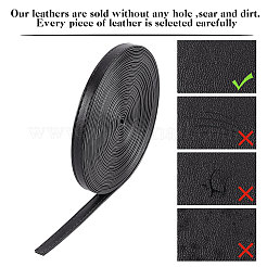Flat PU Imitation Leather Cord&nbsp;LC-WH0006-05E-02