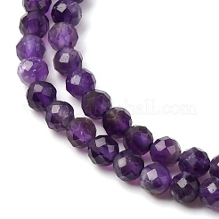 Natural Amethyst Beads Strands&nbsp;G-C226-B06-4mm-01