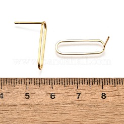 Brass Stud Earrings&nbsp;X-KK-T038-484B
