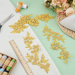 Plum Blosssom Cloth Computerized Embroidery Sew on Patches&nbsp;PATC-WH0021-004B