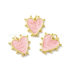 Rack Plating Brass Enamel Pendants&nbsp;KK-D074-03G