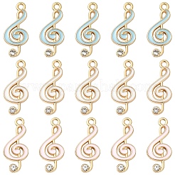 20Pcs Alloy Enamel Pendants&nbsp;ENAM-YW0006-34A