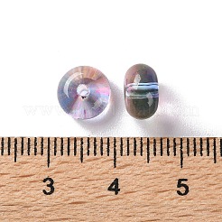 Baking Paint Transparent Glass Beads&nbsp;DGLA-S116-01J