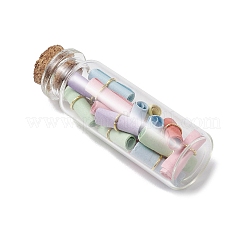 Transparent Glass Wishing Bottle Decoration&nbsp;PALLOY-JF03136