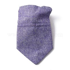 Polyester Ramie Blended Yarn Jewelry Drawstring Gift Bags&nbsp;ABAG-TAC0006-05D
