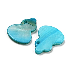 Dyed Natural Freshwater Shell Pendants&nbsp;BSHE-G034-11B