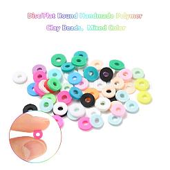 1200Pcs 8 Colors Handmade Polymer Clay Beads&nbsp;CLAY-YW0001-15A