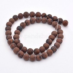Natural Mahogany Obsidian Beads Strands&nbsp;G-D656-4mm