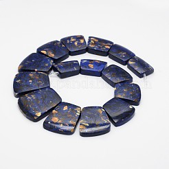 Assembled Synthetic Lapis Lazuli and Bronzite Beads Strands&nbsp;G-L359-05-1