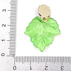Transparent Resin with Alloy & Enamel Pendants&nbsp;RE-CBA19D0-05A