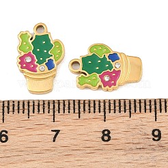 304 Stainless Steel Enamel Pendants&nbsp;SA-CBAA937-03G