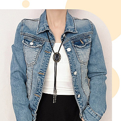 2Pcs 2 Colors PU Leather Lariat Necklace&nbsp;NJEW-GF0001-15
