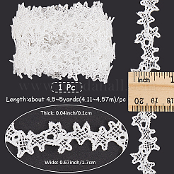 Star Polyester Lace Trim Ribbon&nbsp;OCOR-WH20003-13B