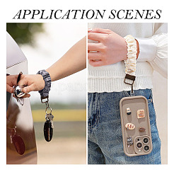 3Pcs 3 Colors Polyester Alloy Mobile Straps for Women&nbsp;HJEW-TA0001-50