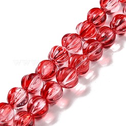 Transparent Glass Beads Strands&nbsp;GLAA-F114-02A