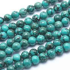 Natural Turquoise Beads Strands&nbsp;X-TURQ-G148-06-6mm