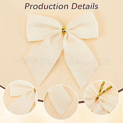 40Pcs 10 Colors Non-woven Fabrics Bowknots&nbsp;DIY-GF0011-11