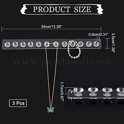Acrylic Jewelry Display Hanger Rack&nbsp;AJEW-NB0002-28