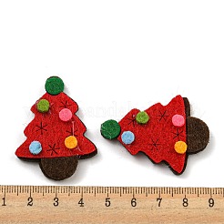 Christmas Trees Non-woven Fabrics Cabochons&nbsp;FIND-K015-01A
