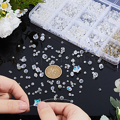 Electroplate Glass Beads Strands&nbsp;EGLA-DC0001-15